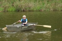 Boating at Colyer Lake